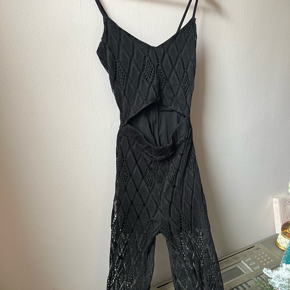 Bershka Black Jumpsuit -Vacation/ Resort Wear